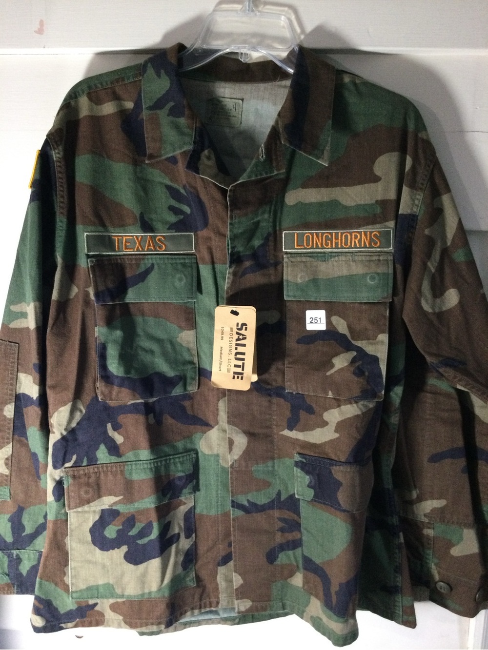 Texas Longhorns Camouflage Field Jacket - Green/Brown